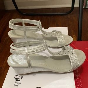 Silver strap wedges